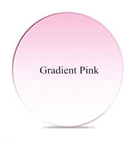 Handoer Single Vision Tinted Lenses Lenses Handoer Lenses 1.56 Gradient Pink