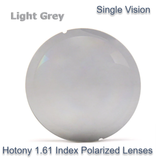 Hotony 1.61 Index Single Vision Polarized Lenses Lenses Hotony Lenses Light Gray