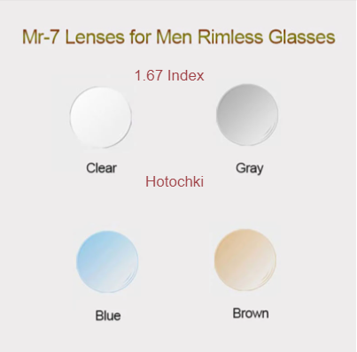 Hotochki 1.67 Index MR-7 Gradient Tint Single Vision Lenses Lenses Hotochki Lenses