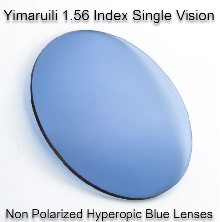 Yimaruili Tinted Asperical Sunglass Lenses Non Polarized Lenses Yimaruili Lenses Hyperopic Blue  
