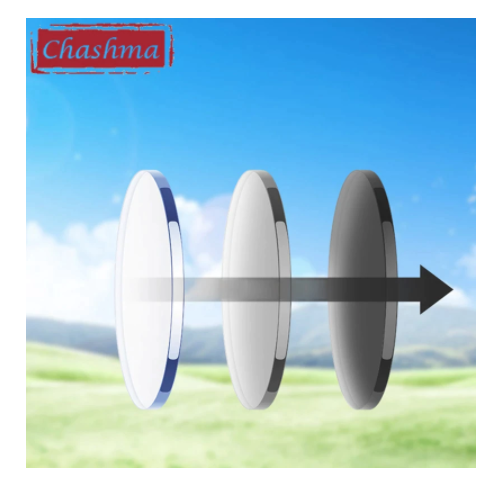 Chashma 1.61 Digital Free Form Anti Blue Progressive Photochromic Gray Lenses Lenses Chashma Lenses