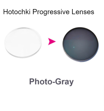 Hotochki 1.61 Index Free Form Digital Progressive Photochromic Lenses Lenses Hotochki Lenses Photo Gray