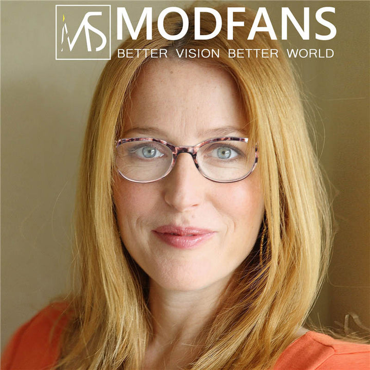 Modfans Women's Full Rim Round Alloy Polycarbonate Reading Glasses 4835 Reading Glasses Modfans