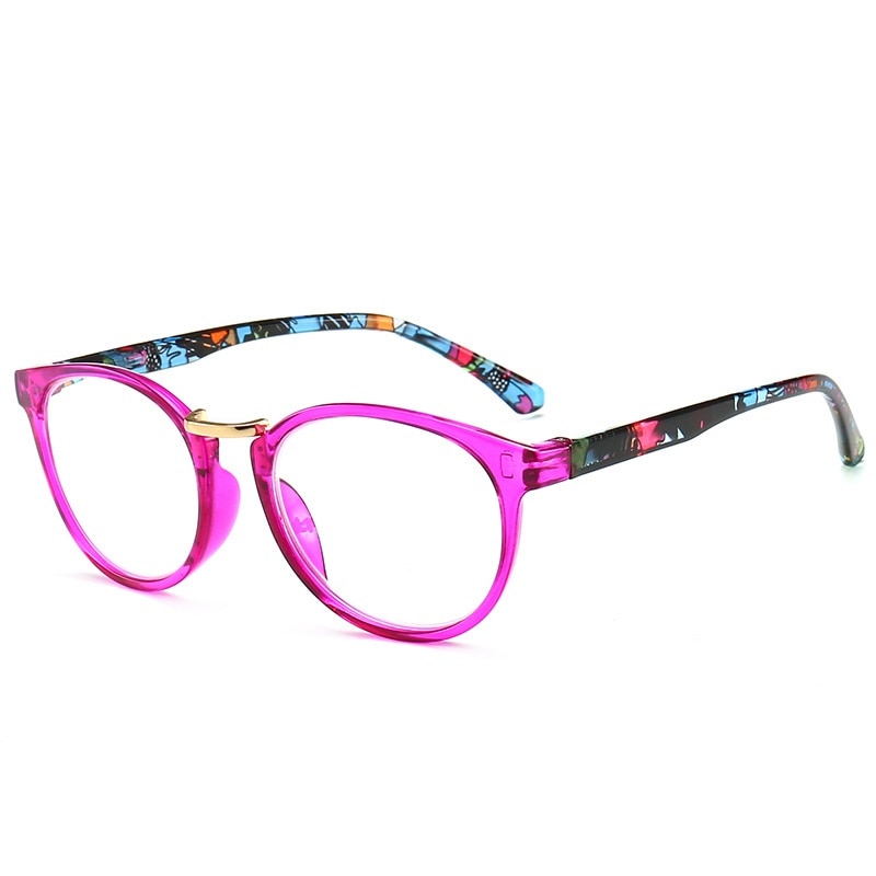 Lonsy Unisex Full Rim Round Polycarbonate Reading Glasses 8163 Reading Glasses Lonsy