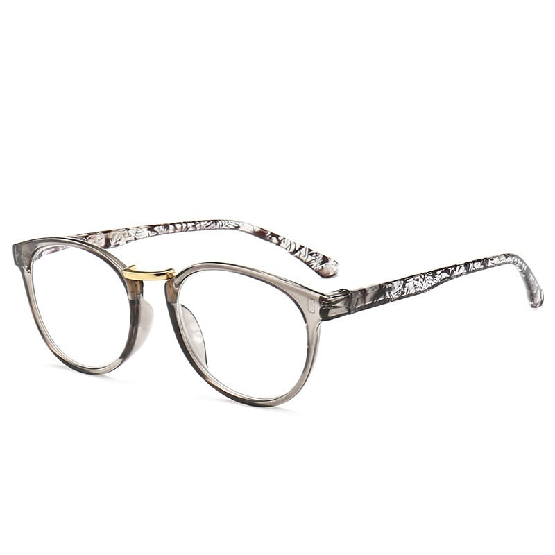Lonsy Unisex Full Rim Round Polycarbonate Reading Glasses 8163 Reading Glasses Lonsy