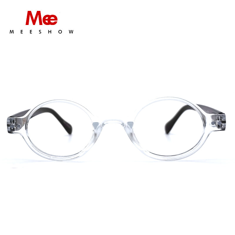 Meeshow Unisex Full Rim Round Polycarbonate Reading Glasses 1730 Reading Glasses Meeshow