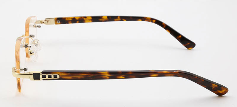 Hotochki Women's Rimless Square Alloy Reading Glasses 5822 Reading Glasses Hotochki