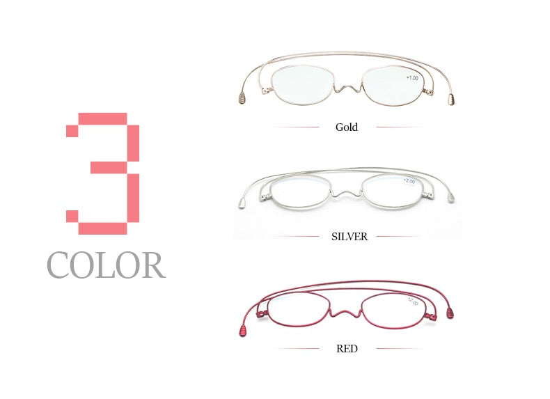 Meeshow Unisex Full Rim Oval Titanium Reading Glasses 0390 Reading Glasses Meeshow