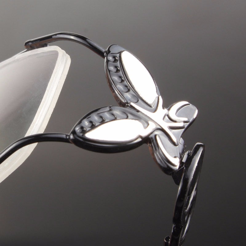 Hotochki Women's Full Rim Eyeglasses Butterfly Alloy 6150 Full Rim Hotochki