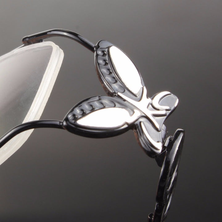 Hotochki Women's Full Rim Eyeglasses Butterfly Alloy 6150 Full Rim Hotochki