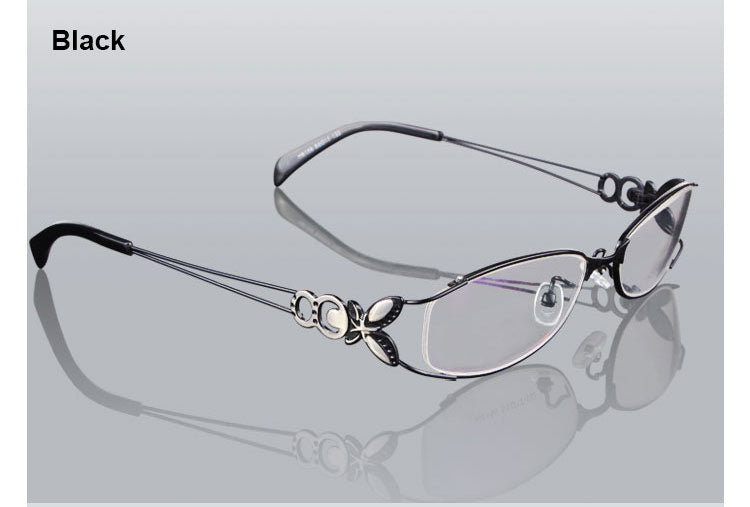 Hotochki Women's Full Rim Eyeglasses Butterfly Alloy 6150 Full Rim Hotochki