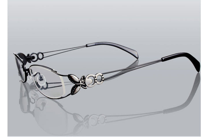 Hotochki Women's Full Rim Eyeglasses Butterfly Alloy 6150 Full Rim Hotochki