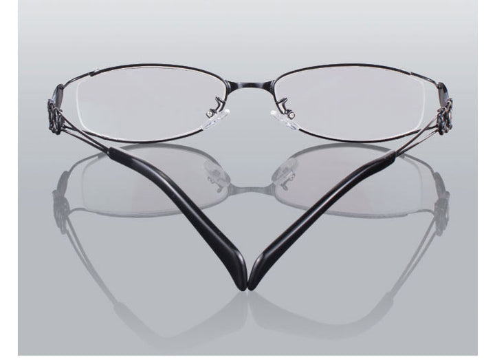 Hotochki Women's Full Rim Eyeglasses Butterfly Alloy 6150 Full Rim Hotochki