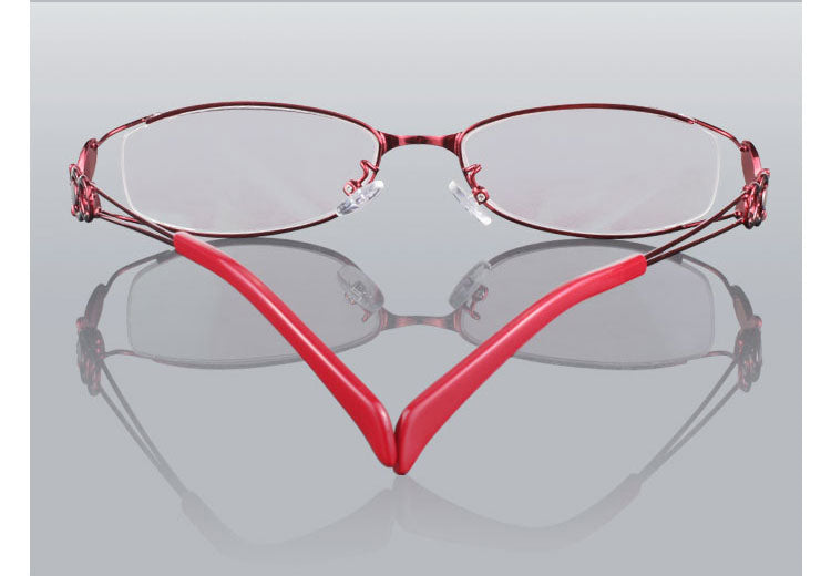 Hotochki Women's Full Rim Eyeglasses Butterfly Alloy 6150 Full Rim Hotochki