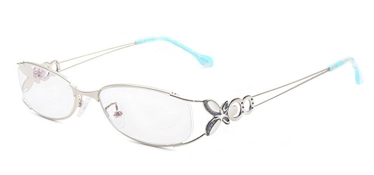 Hotochki Women's Full Rim Eyeglasses Butterfly Alloy 6150 Full Rim Hotochki