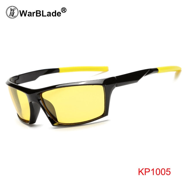 Warblade Men's Full Rim Square Alloy Polarized Sunglasses Kp1102 Sunglasses Warblade 1005
