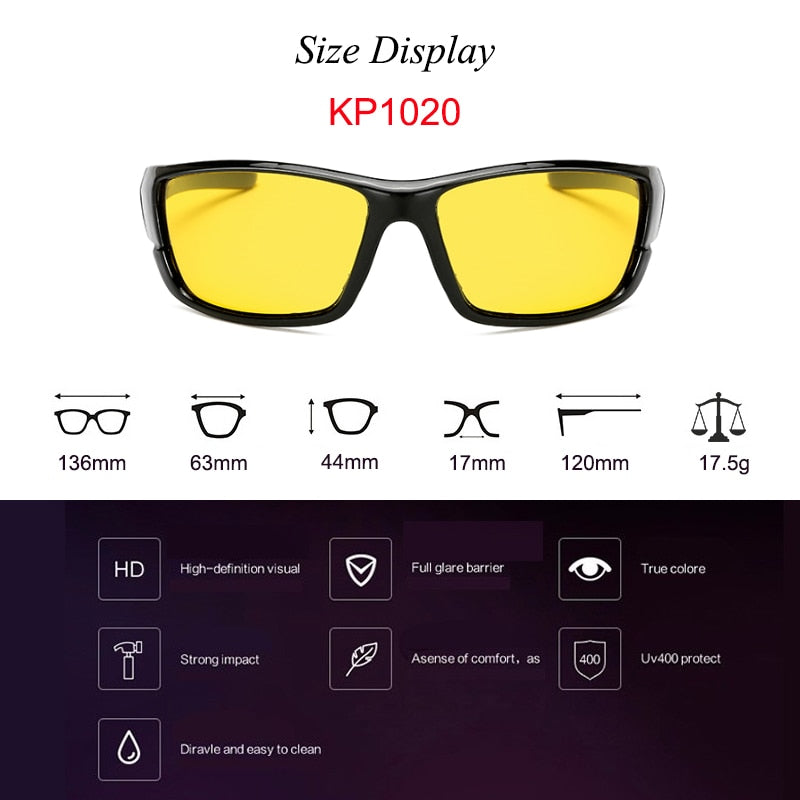 Warblade Men's Full Rim Square Alloy Polarized Sunglasses Kp1102 Sunglasses Warblade