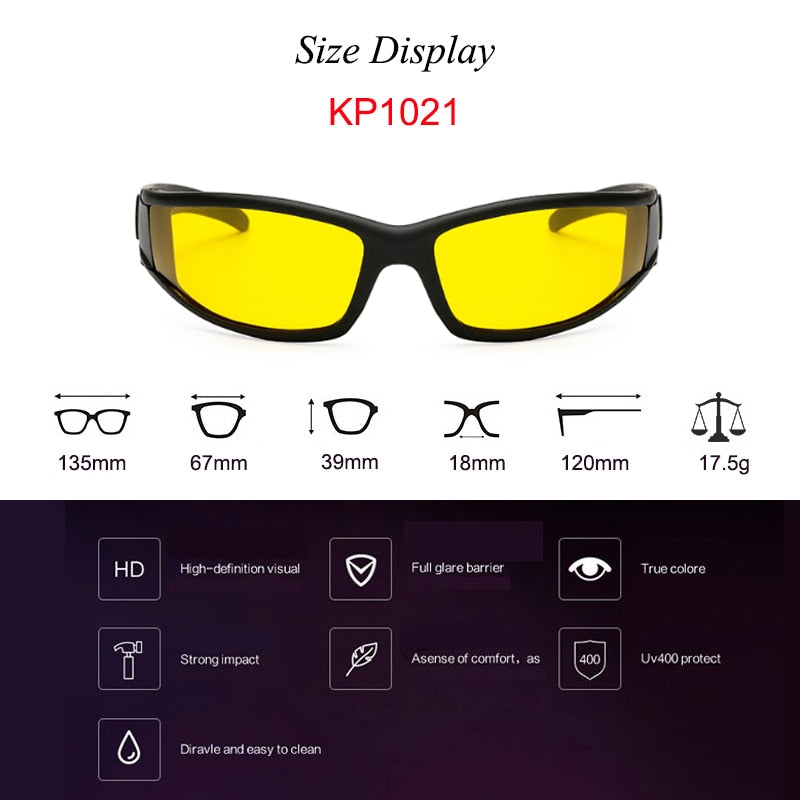 Warblade Men's Full Rim Square Alloy Polarized Sunglasses Kp1102 Sunglasses Warblade