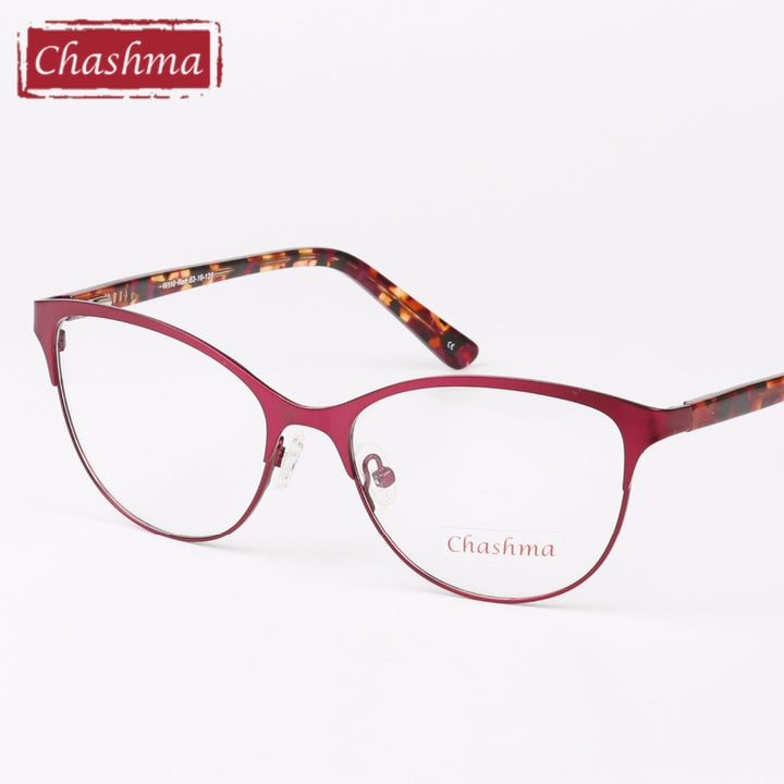 Chashma Brand Women's Frame Glasses Cat Eyes Top Quality W110 Full Rim Chashma