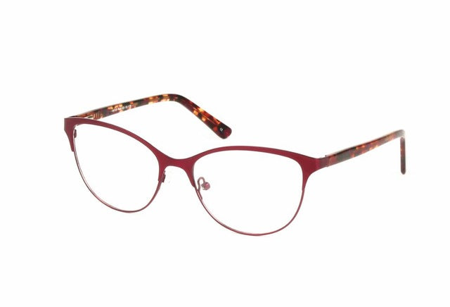 Chashma Brand Women's Frame Glasses Cat Eyes Top Quality W110 Full Rim Chashma Wine Red