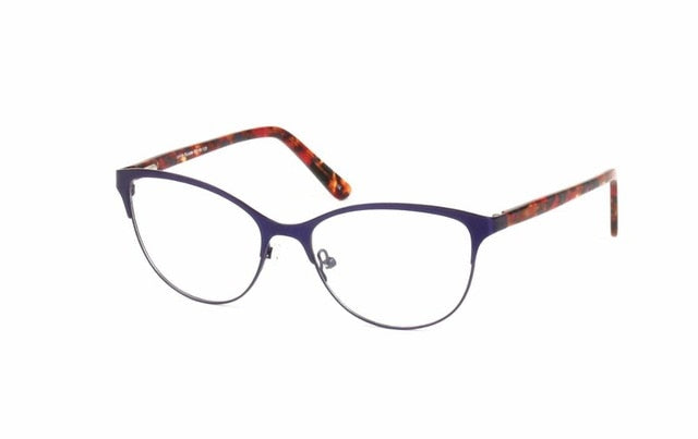 Chashma Brand Women's Frame Glasses Cat Eyes Top Quality W110 Full Rim Chashma Purple