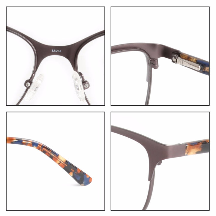 Chashma Brand Women's Frame Glasses Cat Eyes Top Quality W110 Full Rim Chashma