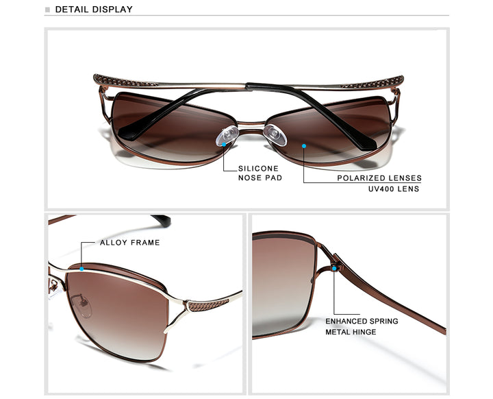 Kingseven Women's Sunglasses Polarized Luxury Gradient Lens N-7017 Sunglasses KingSeven
