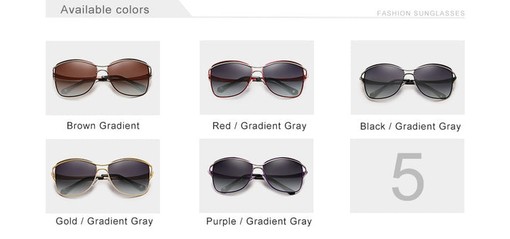 Kingseven Women's Sunglasses Polarized Luxury Gradient Lens N-7017 Sunglasses KingSeven