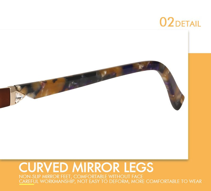 Meeshow Women's Eyeglasses Titanium Alloy 809 Full Rim Meeshow