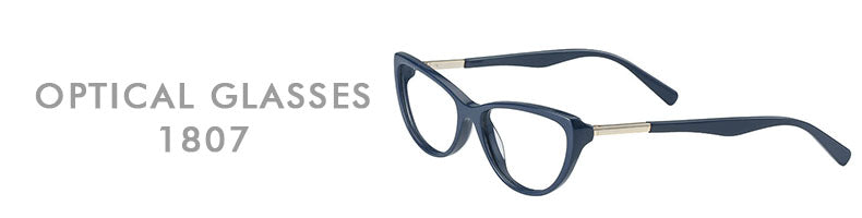 Meeshow Women's Eyeglasses Acetate Cat Eye Alloy 1807 Full Rim Meeshow