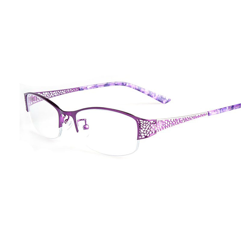 Bclear Women's Reading Glasses Semi Rim Anti Blue Square  F99001 Reading Glasses Bclear