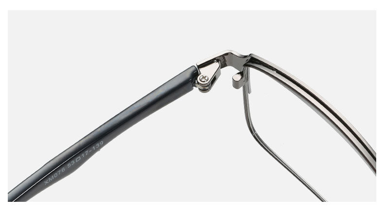 Hotochky Unisex Full Rim Square Stainless Steel Non Spherical Reading Glasses T076 Reading Glasses Hotochki