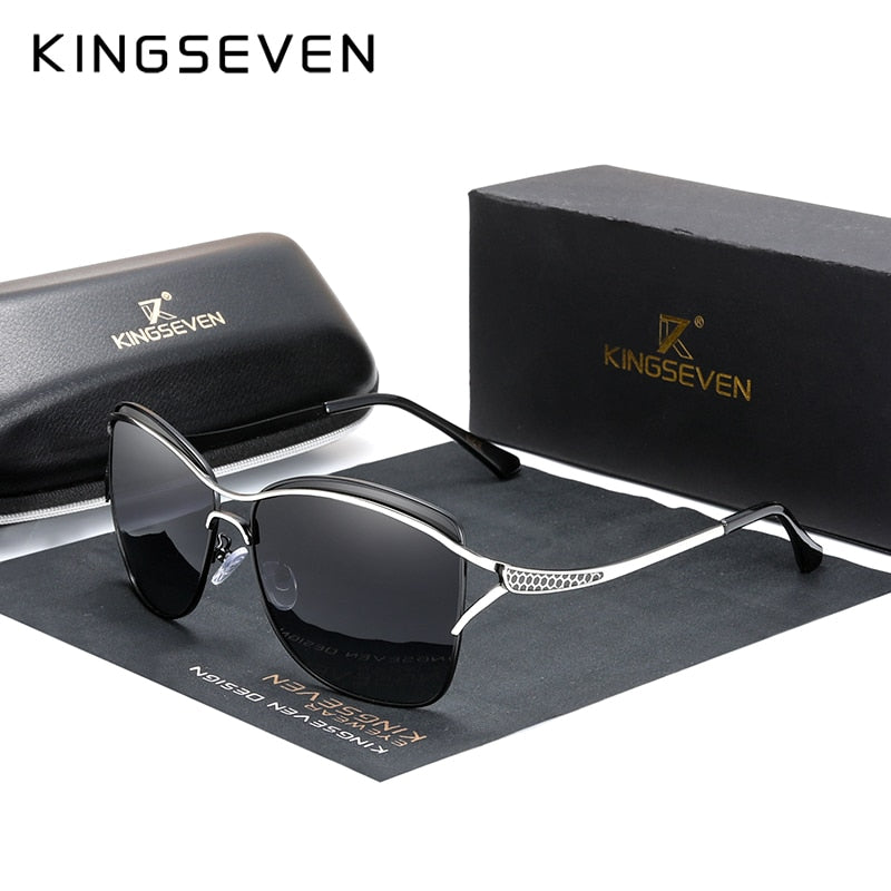 Kingseven Women's Sunglasses Polarized Luxury Gradient Lens N-7017 Sunglasses KingSeven