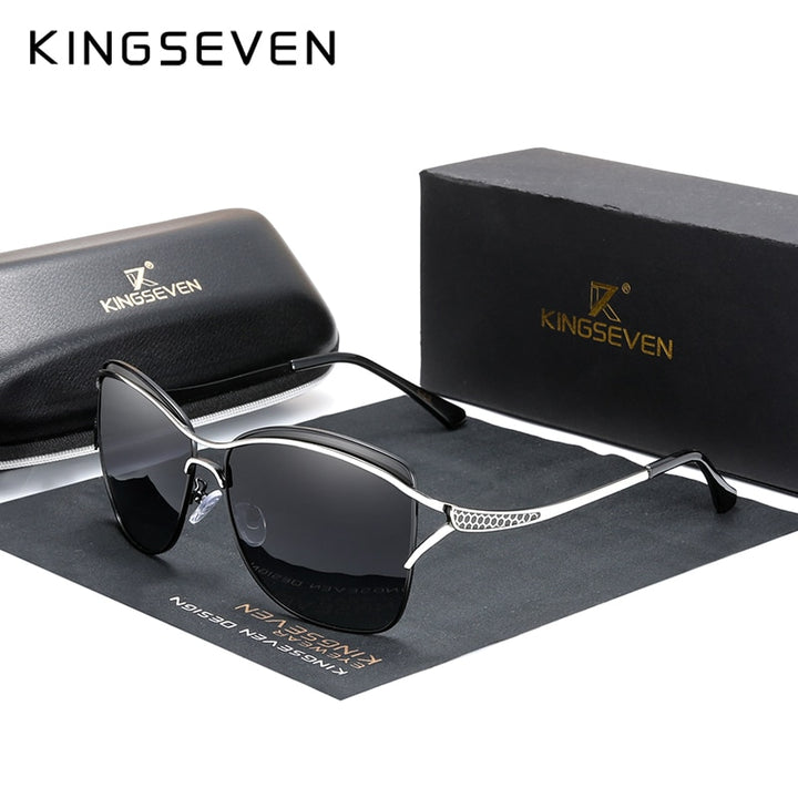 Kingseven Women's Sunglasses Polarized Luxury Gradient Lens N-7017 Sunglasses KingSeven