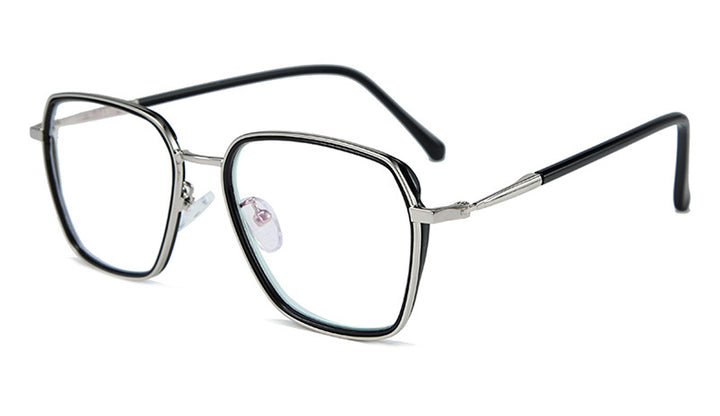 Ralferty Women's Full Rim Big Square Tr 90 Eyeglasses D16024 Full Rim Ralferty
