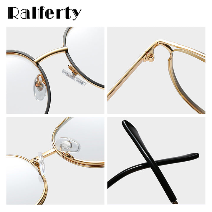 Ralferty Women's Full Rim Cat Eye Alloy Eyeglasses W93332 Full Rim Ralferty