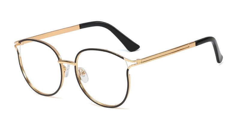 Ralferty Women's Full Rim Cat Eye Alloy Eyeglasses W93332 Full Rim Ralferty