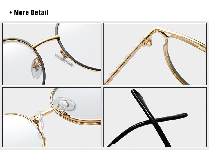 Ralferty Women's Full Rim Cat Eye Alloy Eyeglasses W93332 Full Rim Ralferty