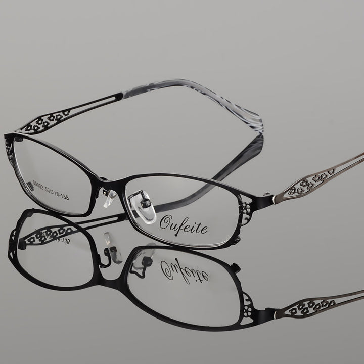 Bclear High-Grade Women Spectacle Frame Metal Alloy Eyeglasses Frame Half Frame Glasses Frame Eyeglasses S99002 Full Rim Bclear
