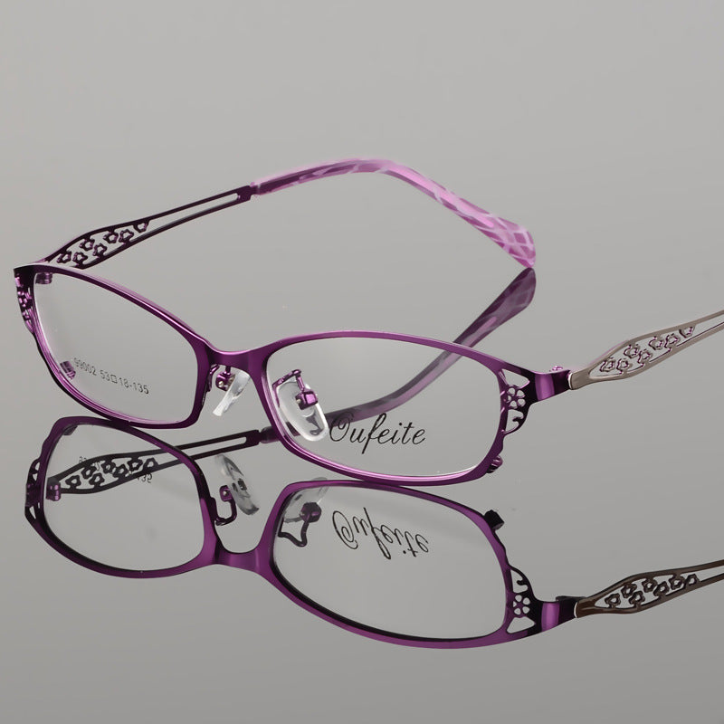 Bclear High-Grade Women Spectacle Frame Metal Alloy Eyeglasses Frame Half Frame Glasses Frame Eyeglasses S99002 Full Rim Bclear