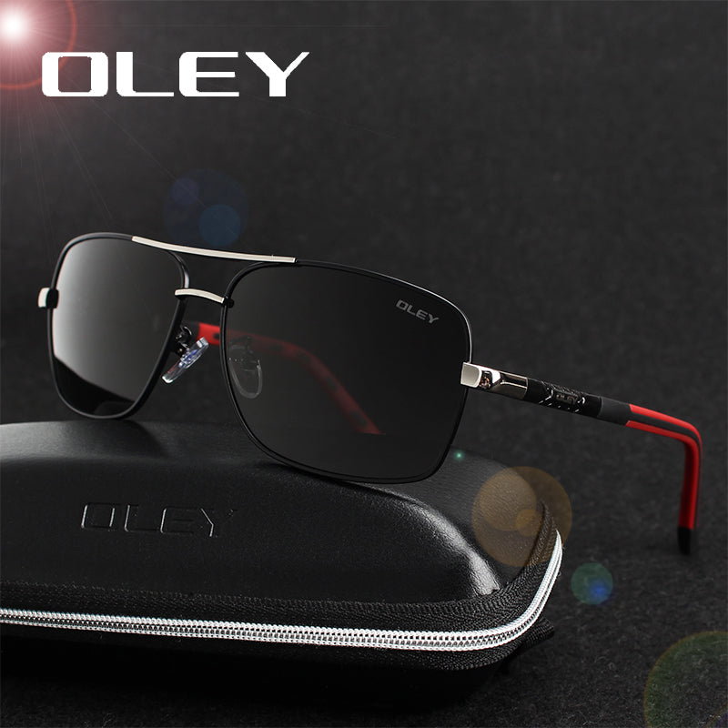 Oley Brand Y7613 Polarized Sunglasses for Men - Ultimate Sun Protection Y7613 C1 Box