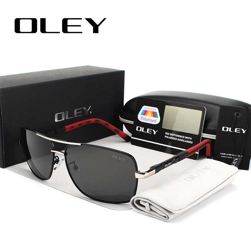 Oley Brand Y7613 Polarized Sunglasses Men Driving Uv400 Sunglasses Oley