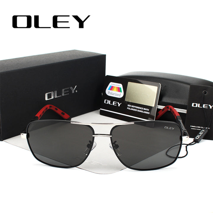 Oley Brand Y7613 Polarized Sunglasses Men Driving Uv400 Sunglasses Oley