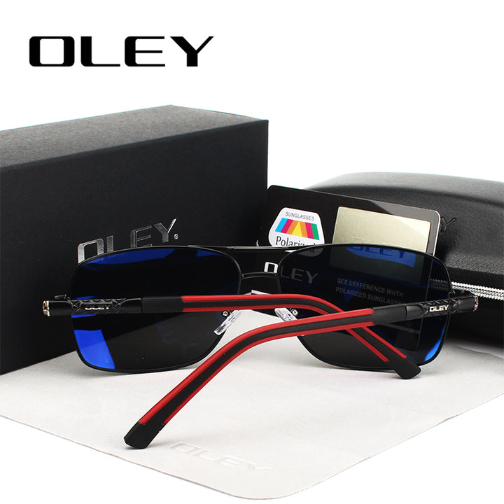 Oley Brand Y7613 Polarized Sunglasses Men Driving Uv400 Sunglasses Oley