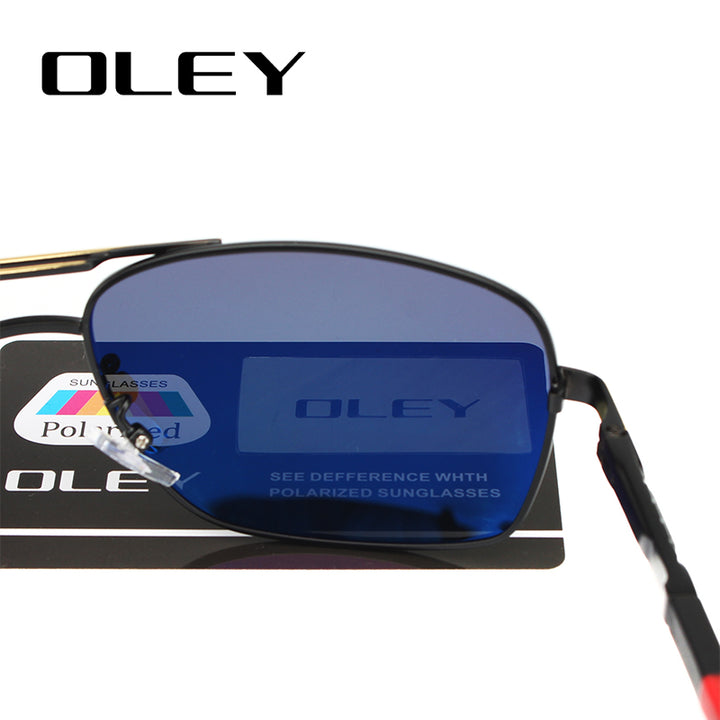 Oley Brand Y7613 Polarized Sunglasses Men Driving Uv400 Sunglasses Oley