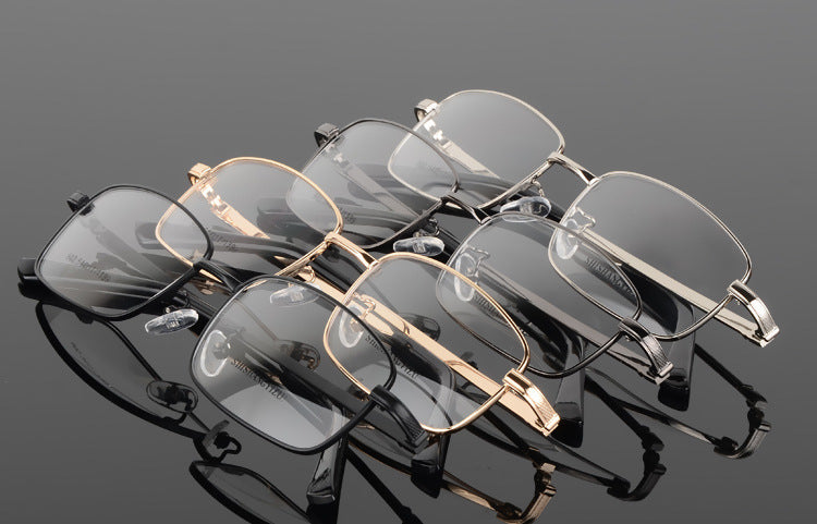 Bclear Men's Eyeglasses Thick Gold Plating Men's Full Frame S902 Full Rim Bclear