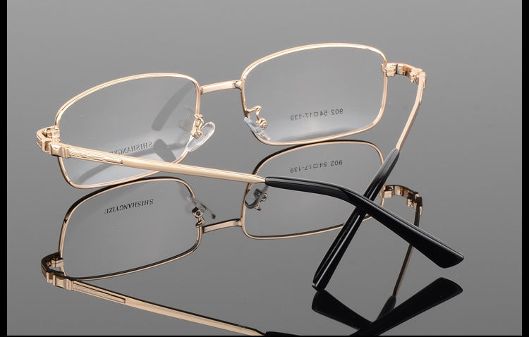 Bclear Men's Eyeglasses Thick Gold Plating Men's Full Frame S902 Full Rim Bclear