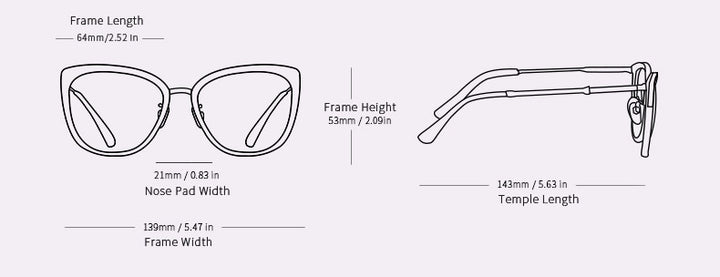 Aofly Women's Polarized Alloy Cat Eye Sunglasses A105 Sunglasses Aofly