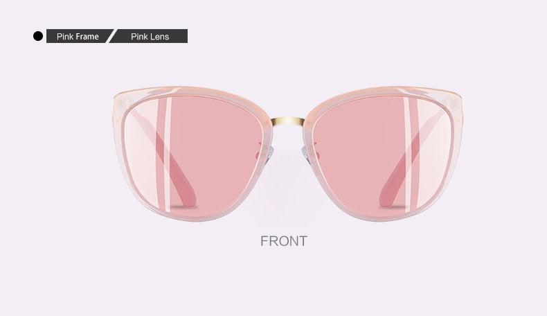 Aofly Women's Polarized Alloy Cat Eye Sunglasses A105 Sunglasses Aofly