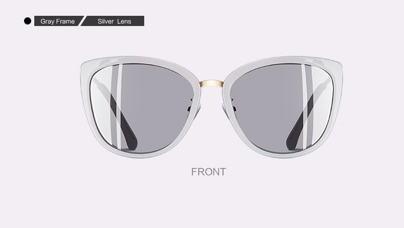 Aofly Women's Polarized Alloy Cat Eye Sunglasses A105 Sunglasses Aofly